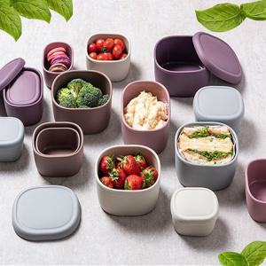 국산 실리콘 밥팩 200ml (라운드) 전자레인지 이유식 냉동밥 보관 용기