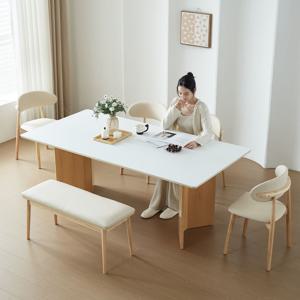 DT12 프리미엄 원목 식탁 테이블 포세린세라믹 카페 식탁 2인 4인 6인 주방 식탁