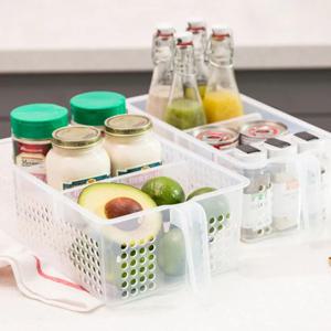 냉장고 핸들형 수납정리 멀티 트레이 중형