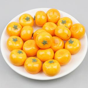 미니 별꼭지 귤 모형 3.2cm 20개 과일모형