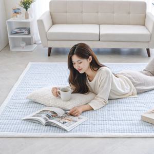 시원한 시어서커 워싱 여름 거실 매트 바닥 카펫트 패드 대형 특대형