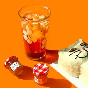 글라스락X위글위글 유리컵 커피잔 맥주잔 2개 SET