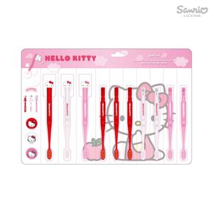 칫솔 세트 10P (피규어 칫솔3개+자석거치대3개+리필칫솔7개)