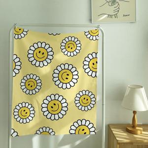 행운 스마일 패브릭 포스터 35종 가리개 커튼 - 26.해바라기 스마일1