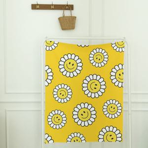 행운 스마일 패브릭 포스터 35종 가리개 커튼 - 27.해바라기 스마일2