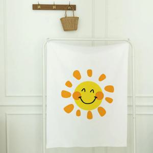 행운 스마일 패브릭 포스터 35종 가리개 커튼 - 35. 햇님 스마일