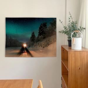 밤하늘 오로라 패브릭 포스터 32종 - 25.램프