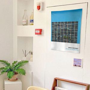 데이비드 호크니 명화 패브릭 포스터 22종 - 8.F-저축 대부 빌딩