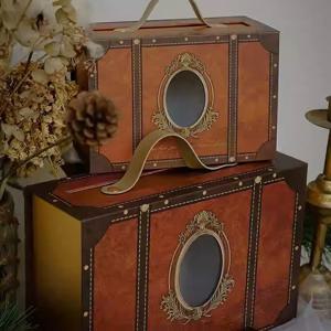 선물상자 빈티지 캐리어 페이퍼 생일 선물 박스 답례품 기념품 다꾸 보관함