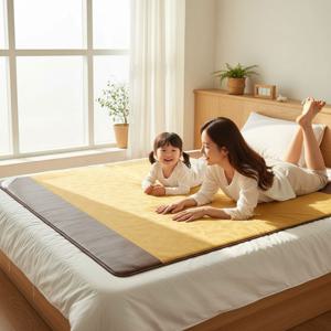 한일온열기 악어매화 퀸 분리난방 그래핀 탄소 카본 전자파안심 2인 두꺼운 전기 매트