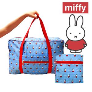 윤슬디자인 귀여운 폴디팝 미피 여행 보조 가방 캐리어 결합백 접이식 보스턴 폴딩백