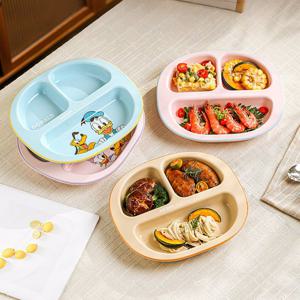 [해외] 북유럽 다이어트 3구 식판 도자기 나눔접시 3칸 접시 4colors