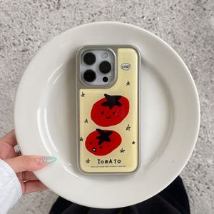 MADE 실버 럭키 토마토 에폭시 폰케이스 아이폰케이스 갤럭시케이스