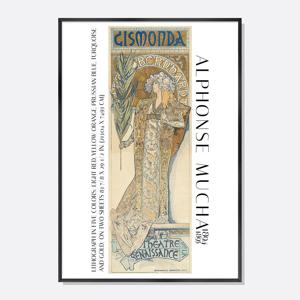 명화 인테리어 포스터 유럽 미술 작품 그림 액자 알폰스 무하 지스몽다 TPWH