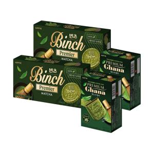 프리미엄 가나 랑드샤 말차쇼콜라 91g x2개+빈츠 말차 102g x2개