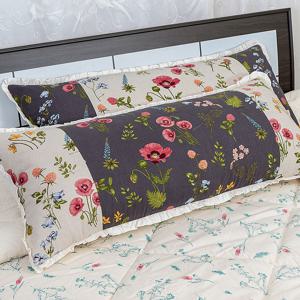 린넨플로라 직쿠션 커버 55x105 / 2color