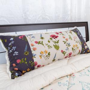 린넨플로라 2인용 베개커버 45x105 / 2color