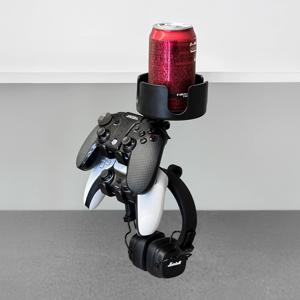 멀티 게임패드 컵홀더 거치대 닌텐도 플스 컨트롤러 헤드셋 데스크테리어 가방걸이