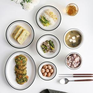 뉴욕 킹스인 2인 홈세트 12p 한식 양식 그릇세트 3colors