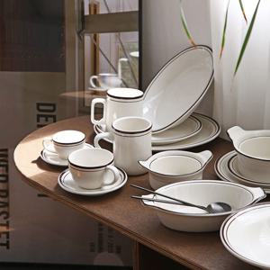 뉴욕 킹스인 4인 홈세트 23p 한식 양식 그릇세트 3colors