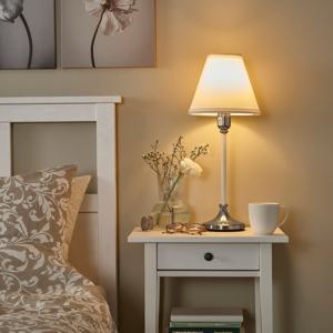 플뤽회이드 단스탠드 수면등 침실조명 니켈 도금/화이트