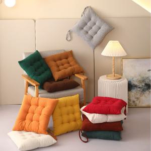 마일로 코듀로이 쿠션 사무실의자 방석 공부 식탁 방석