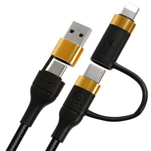 MJ-1000 4in1 c타입 8핀 usb 멀티 고속 충전 케이블 데이터전송 pd충전