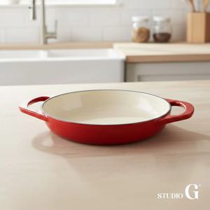 인덕션 접시 주물 오븐 플레이트 법랑 냄비 트레이 베이커 그릇