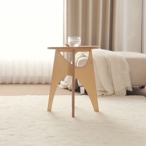 국산 원목 친환경 높은 사이드 테이블 거실 소파 STAND TALL TABLE