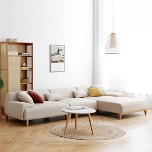 [리퍼] 베를린 오블리크 워셔블 패브릭 소파 4인 카우치 좌/우형 아이보리