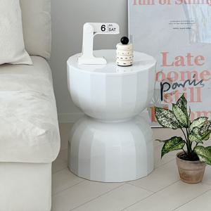 [리퍼]원형 화장대 스툴 미니 간이 의자 미드센츄리 인테리어 체어 화분 받침대