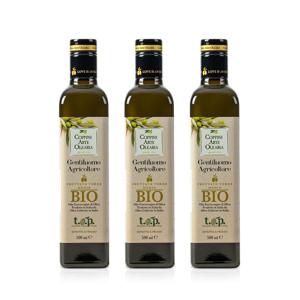 젠틸루오모 유기농 엑스트라버진 올리브오일 올리브유 500mL x 3개