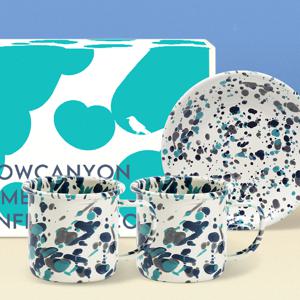 C123 쿠페 샐러드플레이트 1P+C11 머그 2P (4color)