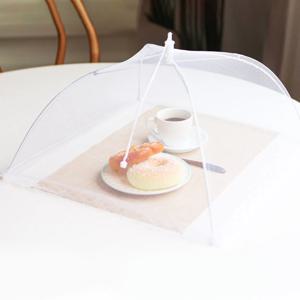 2개세트 레이스 커버 원터치 접이식 밥상보 음식 덮개