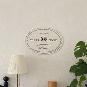 감성 도어사인 빈티지 벽걸이 소품 벽인테리어 문패 GENTLY