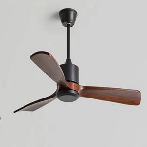 [해외] 실링팬 원목 천장형선풍기 거실 카페 저소음 천정선풍기 132cm