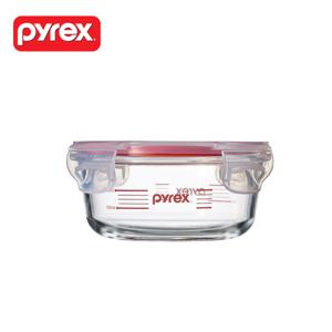 파이렉스 계량 4면밀폐용기 원형 380ml