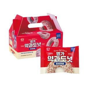 명가 약과도넛 오리지널 60g x 10개 선물용 식사대용 옛날도너츠