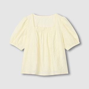 여 아일렛 시어 반팔 파자마 셔츠 (3 sizes)(3 colors)