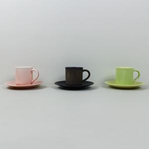 도자기 찻잔 홍차 녹차잔 믹스커피잔세트(3color)