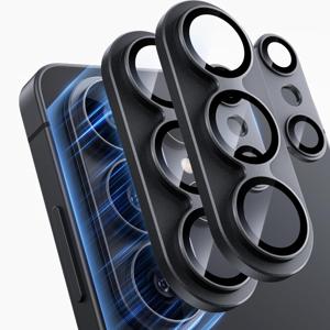 TEMU 삼성 갤럭시 S26 울트라 카메라 렌즈 보호 필름 - 1~2개입 실버