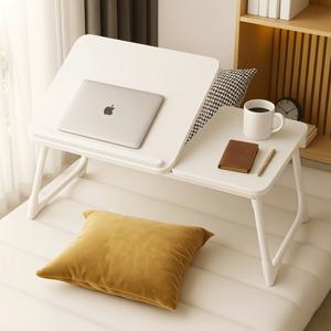 TEMU 다목적 침대 테이블 5단 각도조절 접이식 테이블 베드트레이 베드트레이 각도조절 침대 다용도 노트북책상