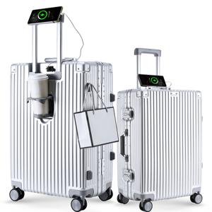 TEMU [3년AS]REGESY 알루미늄 프레임 캐리어 20인치24인치27인치 28인치360도 저소음 바퀴 기내용 대용량