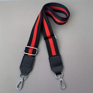 TEMU 레드 앤 블랙 컬러 블록 백, 확장형 숄더 스트랩, 길이 조절 가능, 단일 숄더 스트랩 액세서리, 남녀공용 스타일, 여행 가방, 핸드백, 악기, 카메라 가방에 적합