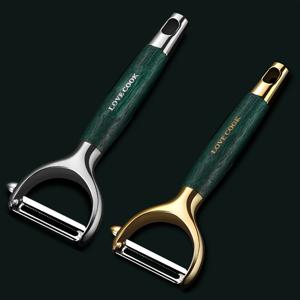 TEMU 2개 스테인리스 스틸 필러 & 감자 야채 슬라이서, 과일과 채소 쉽게 껍질 벗기기 및 썰기