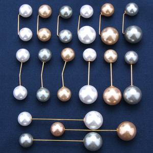 TEMU 여성을 위한 심플하고 스타일리시한 직각 스카프 클립 15개 세트 - 다용도 사이즈, 옷과 스커트 고정용, 허리밴드 조임용, 허리 슬림용, 미끄럼 방지용, 스카프 클립용, 완벽한 데일리 및 선물용 액세서리