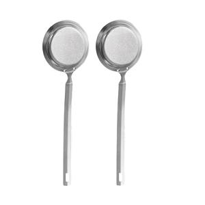 TEMU 스테인리스 스틸 메쉬 스키머, 가정용 거품 스키머, 음식 거품 미세 메쉬 필터 오일 스트레이너, 안전한 요리, 오일 드레이닝, 튀김, 파스타, 채소용 - 내구성 있는 주방 필터, 가정 요리 필수품