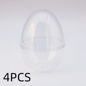 TEMU 투명 플라스틱 이스터 에그 - 달걀 찾기, 파티 장식, 캔디 충전재 및 선물 포장용 - 웨딩, 샤워, 이스터 바구니 스터퍼, 크리스마스, 발렌타인데이 이벤트용 달걀껍질