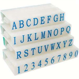 TEMU 중간 사이즈 분리형 A-Z 알파벳 스탬프 및 0-9 아라비아数字 스탬프 조합, DIY 공예 카드 제작 및 사진 앨범 스크랩북용