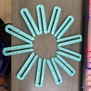 TEMU 살롱 파마 U자형 단열 클립 고밀도 방열 휴대용 간편한 조작 이발소 단열 클립 도구